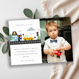 Tarjeta De Agradecimiento Coches Urbanos Fotografía de Carretera Cualquier C