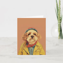 Tarjeta De Agradecimiento Cockapoo