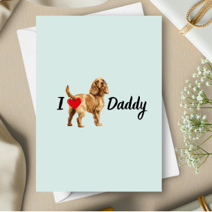 Tarjeta De Agradecimiento Cocker Spaniel gracioso del Día del Mascota Perro 