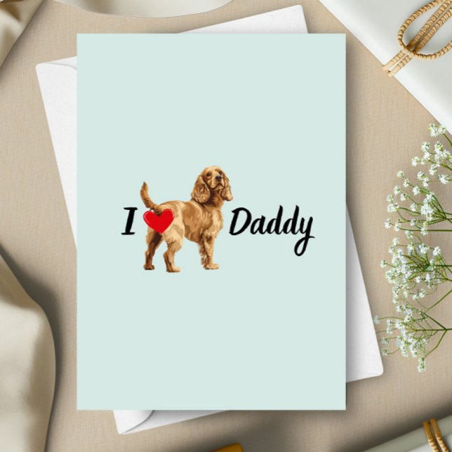 Tarjeta De Agradecimiento Cocker Spaniel gracioso del Día del Mascota Perro  (Subido por el creador)