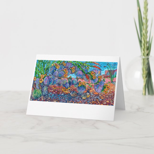 Tarjeta De Agradecimiento Codorniz oculto (Anverso)