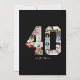 Tarjeta De Agradecimiento Colage de fotos número 40