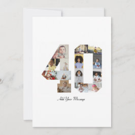 Tarjeta De Agradecimiento Colaje de fotos número 40