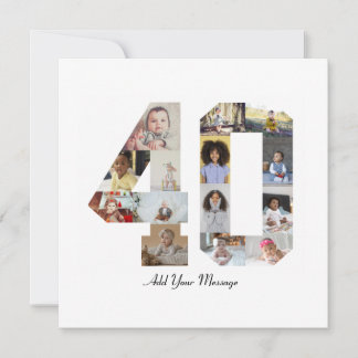 Tarjeta De Agradecimiento Colaje de fotos número 40