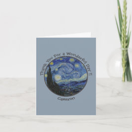 Tarjeta De Agradecimiento colección de artículos de Van Gogh The Starry Nigh