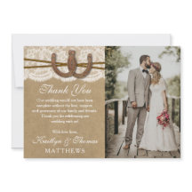 Colección de Bodas Kraft, Lace & Horseshoe