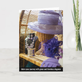 Tarjeta De Agradecimiento Colección de elegancia vintage