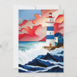 Tarjeta De Agradecimiento Colección de faro