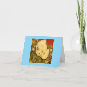 Tarjeta De Agradecimiento Coliflor triste 😢 Cara