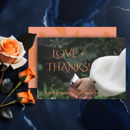 Tarjeta De Agradecimiento Collage de colores modernos