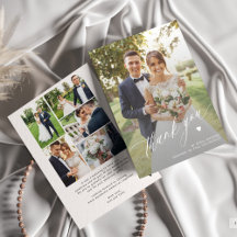 Collage de fotos de boda con caligrafía moderna 6