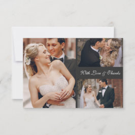 Tarjeta De Agradecimiento Collage de Fotos de las Casas del Canal de Amsterd