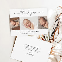 Collage de fotos de script simple bebé