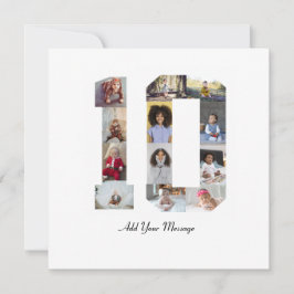 Tarjeta De Agradecimiento Collage de fotos número 10