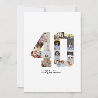 Tarjeta De Agradecimiento Collage de fotos número 40