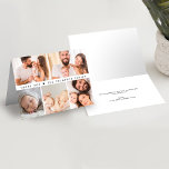 Tarjeta De Agradecimiento Collage de fotos simple Personalizado Baby Shower<br><div class="desc">Expresar su gratitud con nuestra "Tarjeta plegada de agradecimiento al Collage de fotos simple de Baby Shower". Esta encantadora tarjeta presenta un diseño sencillo y dulce y un collage de fotos de personalizable, perfecto para mostrar recuerdos de su día especial. Personalice el mensaje que aparece en el interior para añadir...</div>