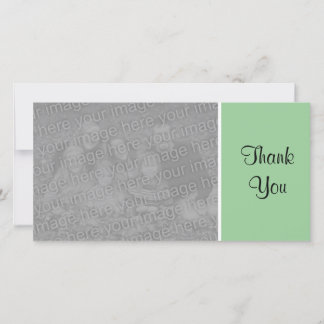 Tarjeta De Agradecimiento Color claro - Gracias - Verde oscuro