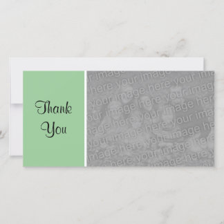 Tarjeta De Agradecimiento Color claro II - Gracias - Verde oscuro