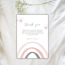 Color de agua rosa Boho Arcoiris Baby Shower