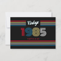 Colores primarios de la banda retro vintage