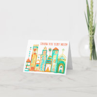 Colorida Ciudad de los Payasos Gracias PERSONALIZA