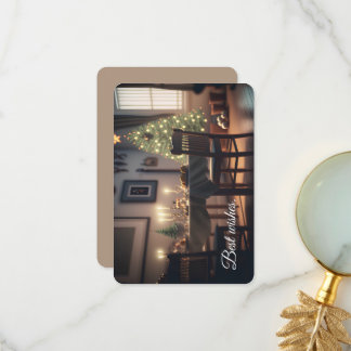 Tarjeta De Agradecimiento Comedor de navidades