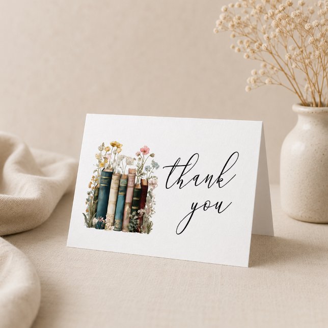 Tarjeta De Agradecimiento Comienza un Nuevo Capítulo Despedida de Soltera (new chapter begins thank you card)