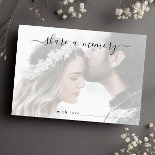 Tarjeta De Agradecimiento Comparte una foto de recuerdo de boda