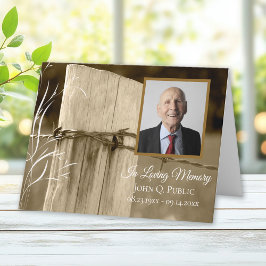 Tarjeta De Agradecimiento Compasión en memoria del funeral de la Granja Rura