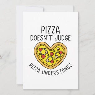 Tarjeta De Agradecimiento Comprensión Pizza