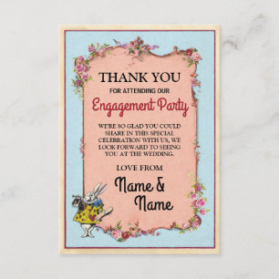 Tarjeta de agradecimiento Compromiso Wonderland Ra