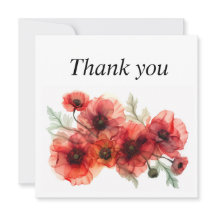 Con amapolas Scarlet Petal Serenade