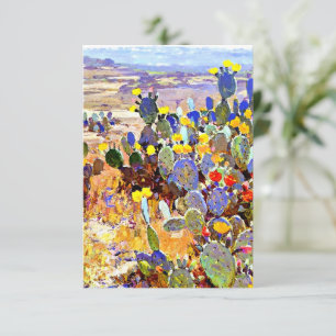 Tarjeta De Agradecimiento Con cactus, Julian Onderdonk,