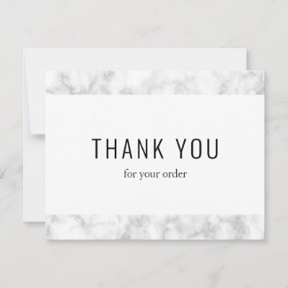 Tarjeta de agradecimiento con código promocional d