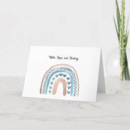 Tarjeta De Agradecimiento Con esperanza y sanación