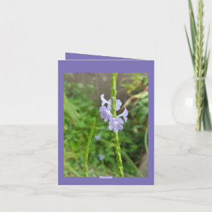 Tarjeta de agradecimiento con foto de flores de hi
