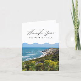 Tarjeta de agradecimiento con foto de Martha's Vin