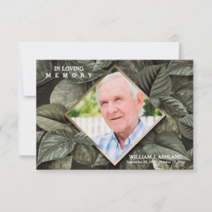 Tarjeta de agradecimiento con foto de simpatía enm