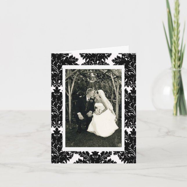 Tarjeta de agradecimiento con foto personalizable (Anverso)