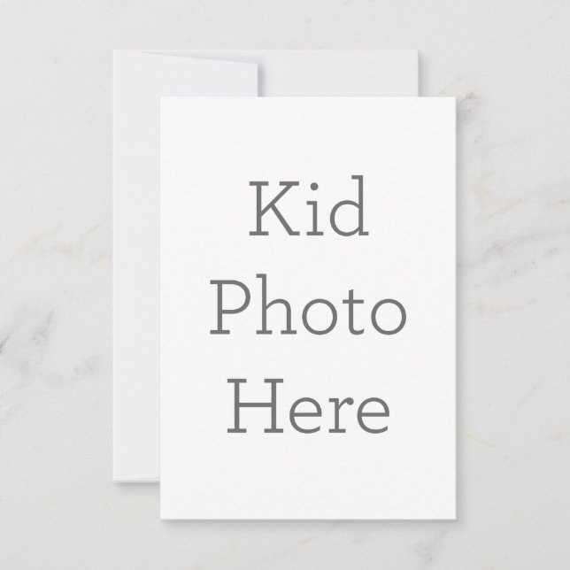 8,9 cm x 12,7 cm Tarjeta de agradecimiento plana (Anverso)