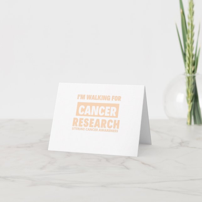 TARJETA DE AGRADECIMIENTO CONCIENCIA SOBRE LA INVESTIGACIÓN DEL CÁNCER DE UT (Anverso)