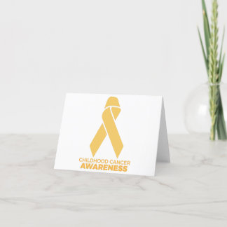 Tarjeta De Agradecimiento Concienciación sobre el cáncer infantil