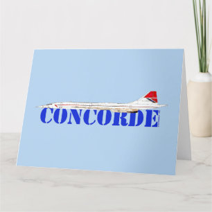Tarjeta De Agradecimiento Concordar Jet con texto azul negrita