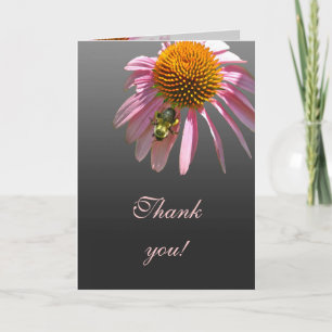 Tarjeta De Agradecimiento Coneflower Gracias