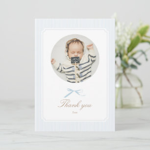 Tarjeta De Agradecimiento Conejo Azul Vintage Algún Conejo Está Cumpliendo U