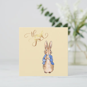 Tarjeta De Agradecimiento Conejo clásico gracias