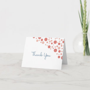 Tarjeta De Agradecimiento Confeti Gracias Coral