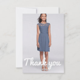 Tarjeta De Agradecimiento Confirmación preciosa