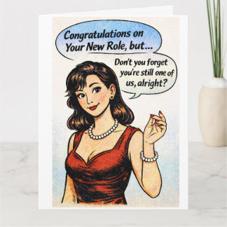 Tarjeta De Agradecimiento Congrats! Don't forget about us!