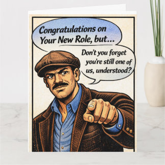 Tarjeta De Agradecimiento Congrats! Don't forget about us!